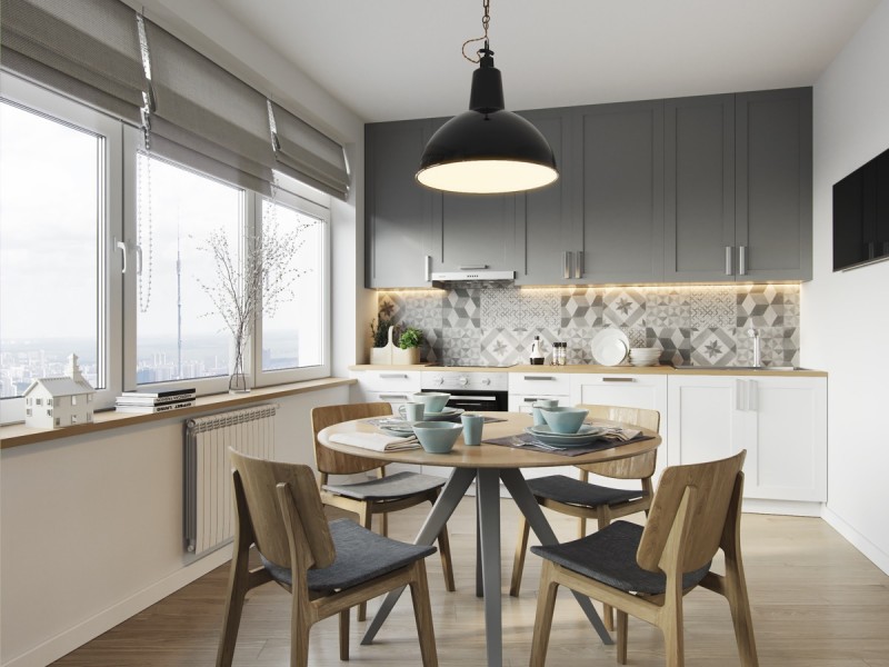 Светлая квартира площадью 68 кв.м.