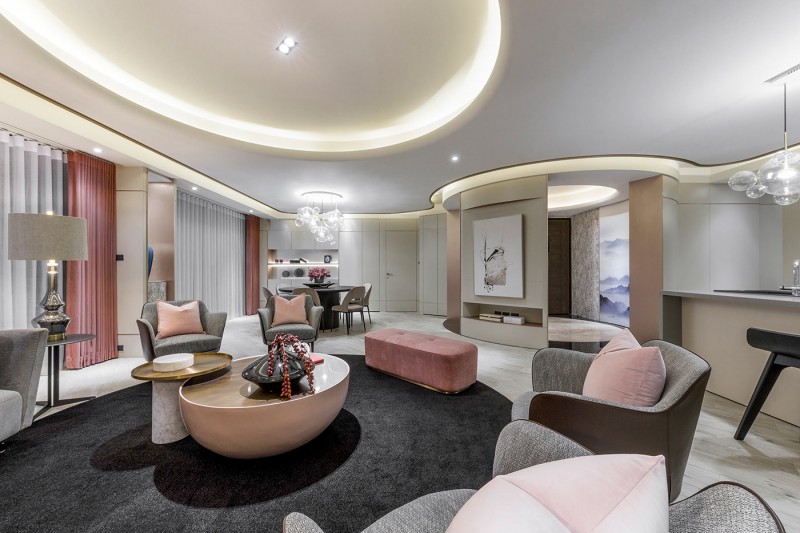 Интерьер квартиры в нежных тонах