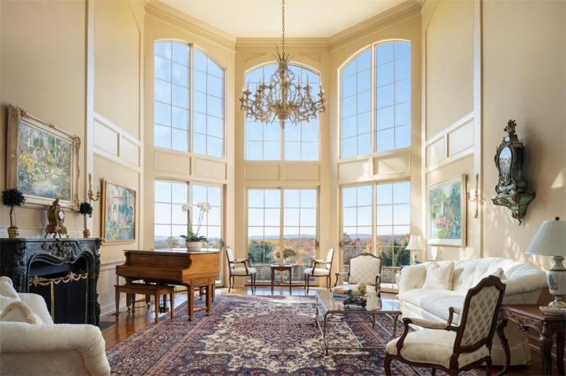 Интерьер особняка в Бернардсвилле, Нью-Джерси Интерьер особняка в Бернардсвилле, Нью-Джерси