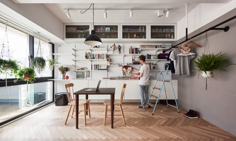 Небольшой функциональный лофт в Тайбэе