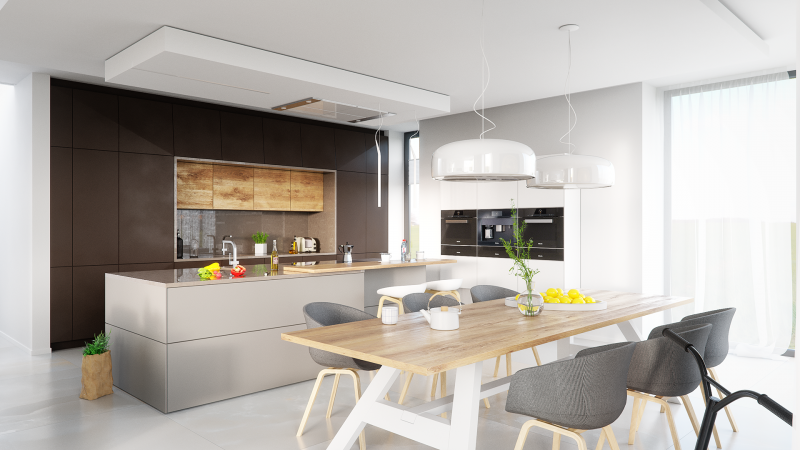 Дизайн-проект просторной гостиной