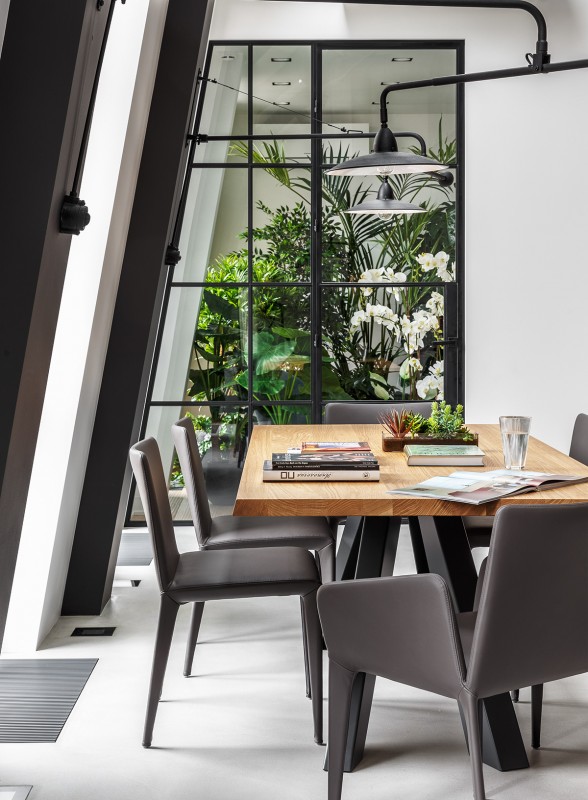 Интерьер двухуровневого лофта Интерьер двухуровневого лофта