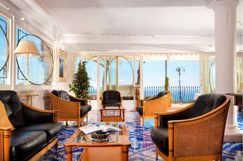 Интерьер отеля Casa Morgano на Капри