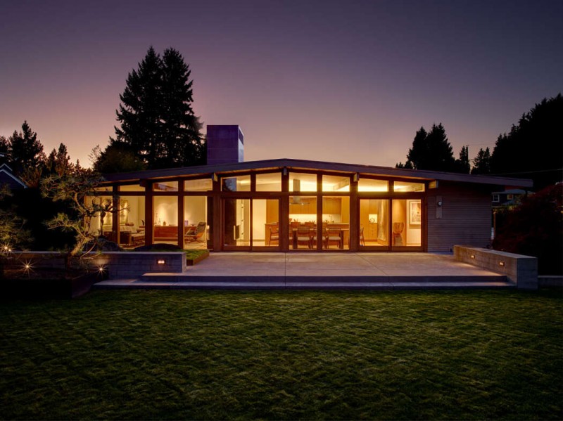 Простые формы и ощущение японского спокойствия в дизайне дома в Белвью, Вашингтон Простые формы и ощущение японского спокойствия в дизайне дома в Белвью, Вашингтон