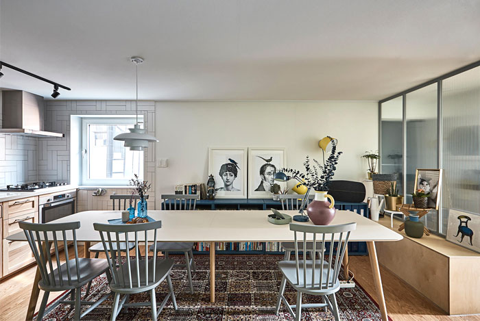 Симпатичные современные апартаменты в центре Сеула, Южная Корея