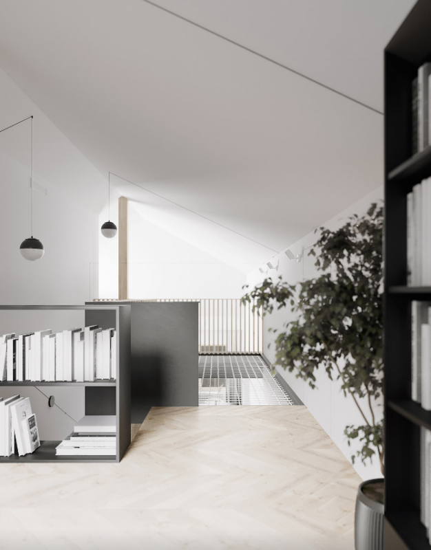 Умеренно аскетичное пространство для молодой семьи с двумя детьми Умеренно аскетичное пространство для молодой семьи с двумя детьми