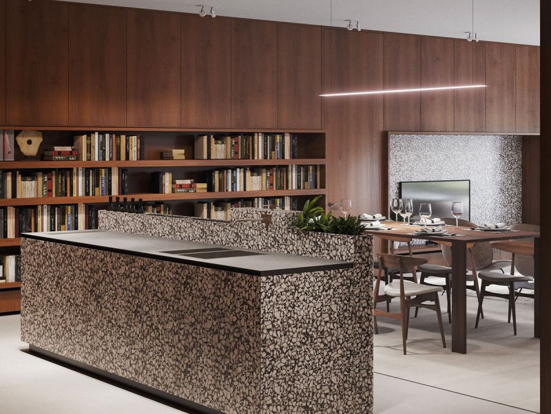 Дизайн квартиры с акцентом на дерево