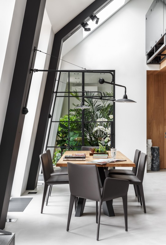 Интерьер двухуровневого лофта Интерьер двухуровневого лофта