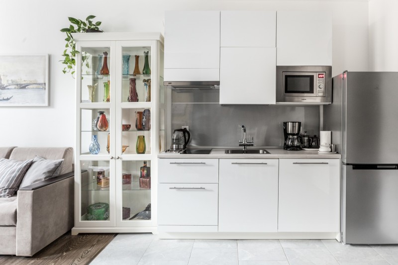 Интерьер квартиры в спокойных светлых тонах Интерьер квартиры в спокойных светлых тонах