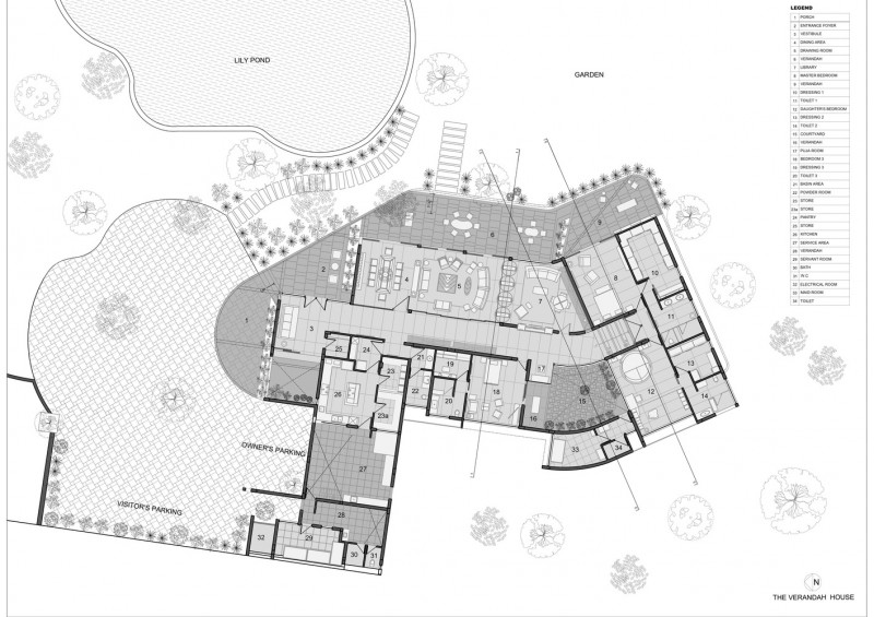 Резиденция, расположенная в Ранчарде, Индия