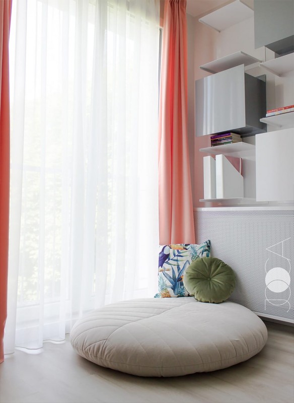 Светлый воздушный интерьер квартиры в Бухаресте