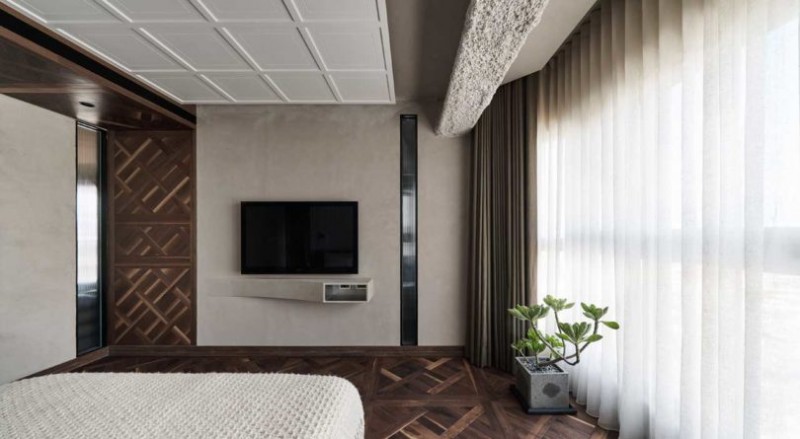 Тайваньская квартира для молодой пары с ребенком площадью 125 м2