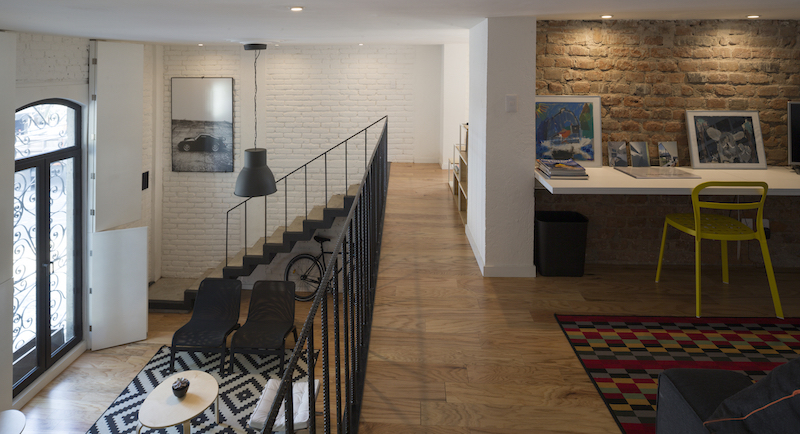 Двухуровневая квартира в центре Мехико