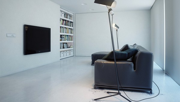 Минималистская квартира в белом цвете