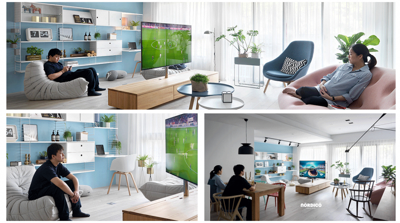 Светлая просторная квартира в Тайбэе, Китай Светлая просторная квартира в Тайбэе, Китай