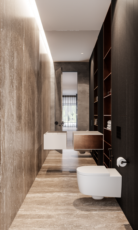 Загородный дом, оформленный в натуральных тонах