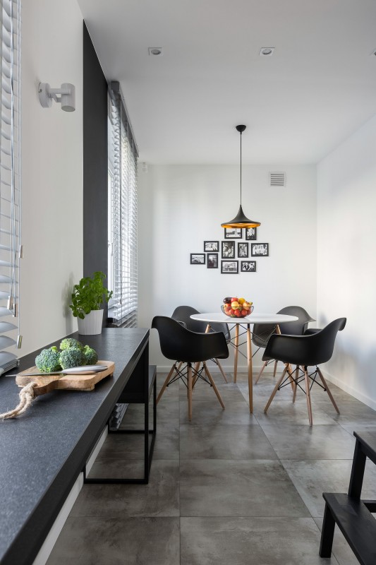 Дизайн интерьера квартиры площадью 80 м² в Лодзи, Польша