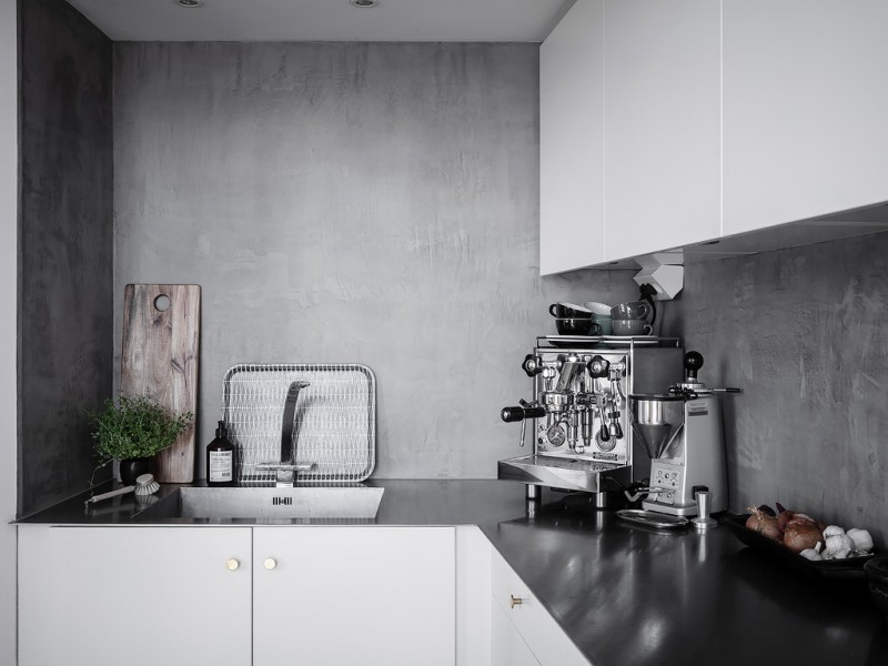 Однокомнатная квартира с мансардой в Швеции Однокомнатная квартира с мансардой в Швеции