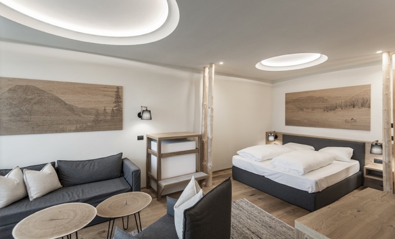 Отель Hubertus в Доломитовых Альпах, Италия