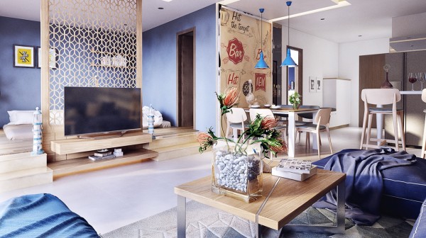 Пляжный дом в морской тематике