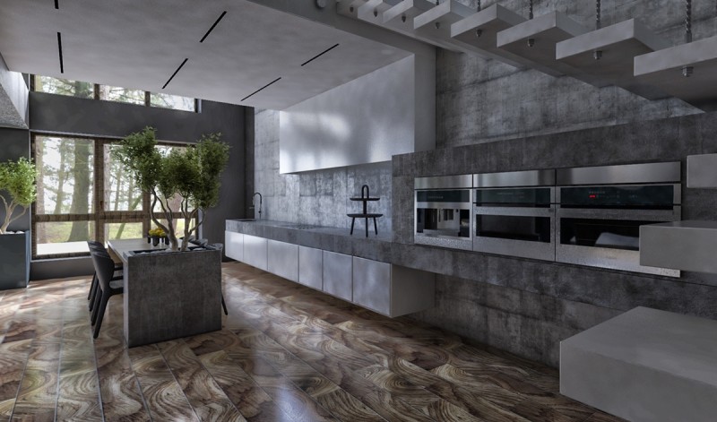 Проект двухэтажного таунхауса с потрясающим дизайном для молодой пары