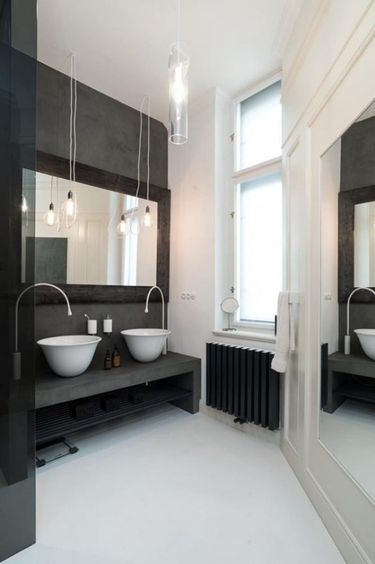 Сочетание модерна и индустриального стиля