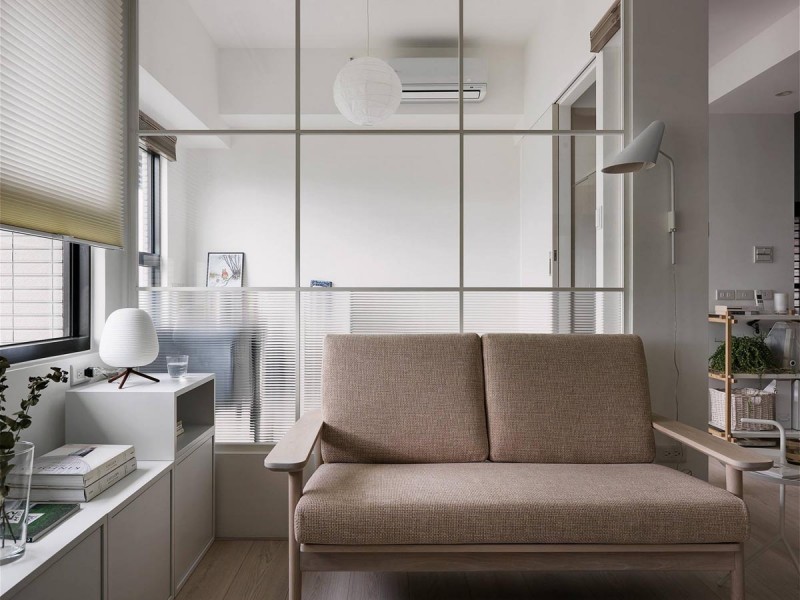 Интерьер светлой квартиры в Тайбэе