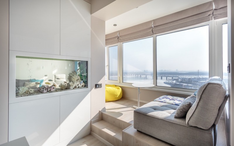 Светлая и воздушная атмосфера уютной квартиры