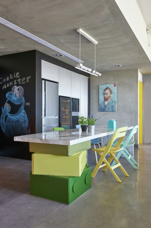 Тема интерьера квартиры в стиле LEGO