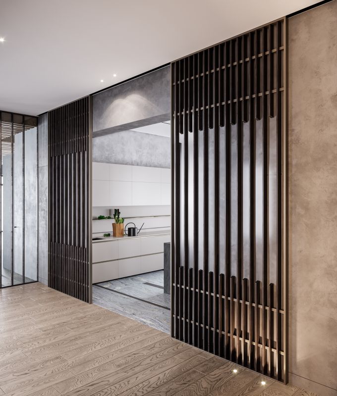 Загородный дом, оформленный в натуральных тонах