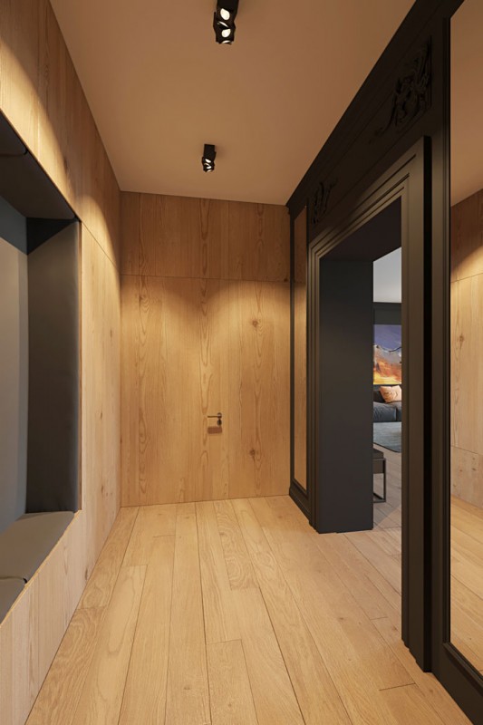 Эклектичный стиль с элементами классики и лофт