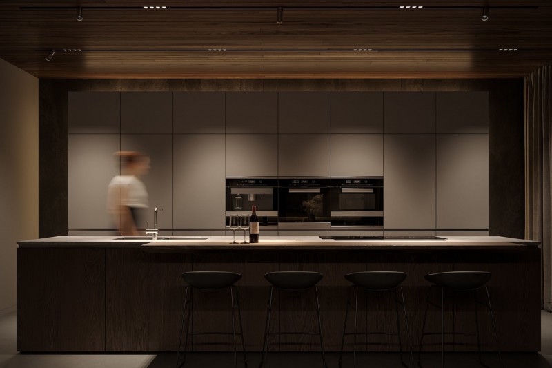 Интерьер дома, выполненный в спокойных, сдержанных тонах Интерьер дома, выполненный в спокойных, сдержанных тонах