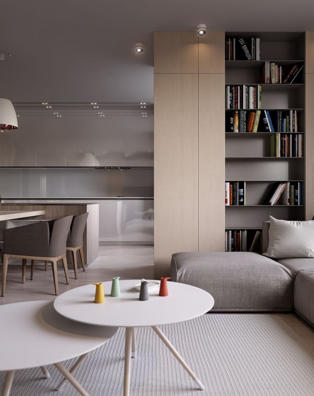 Интерьер квартиры в бежевых тонах Интерьер квартиры в бежевых тонах