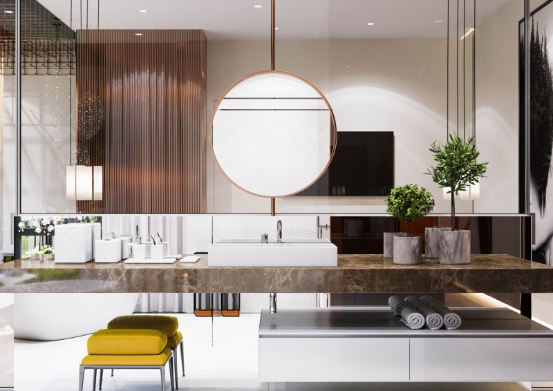 Интерьер роскошного загородного дома Интерьер роскошного загородного дома