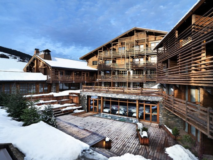 Отель Le M De Megeve во Французских Альпах