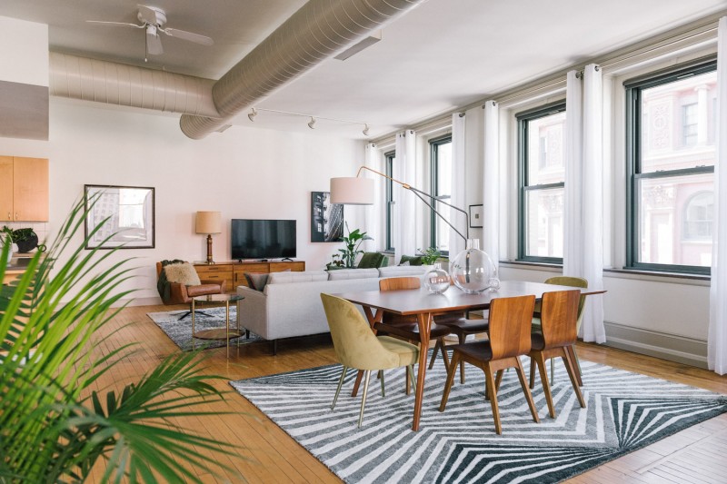 Просторная лофт-студия в Провиденсе, Род-Айленд