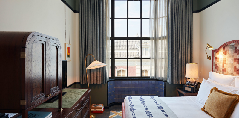 Интерьер отеля Soho House в Амстердаме