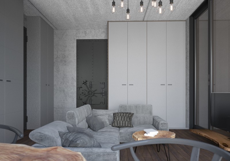 Лофт площадью 45 кв.м.