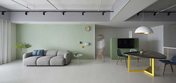 Минималистский дизайн квартиры в городе Тайчжун, Китай