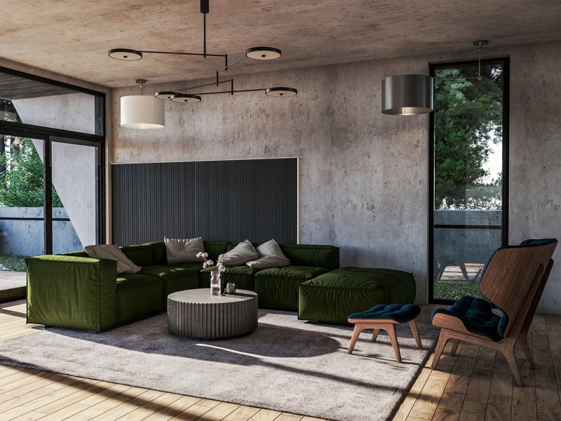 Проект дома в лесу Проект дома в лесу