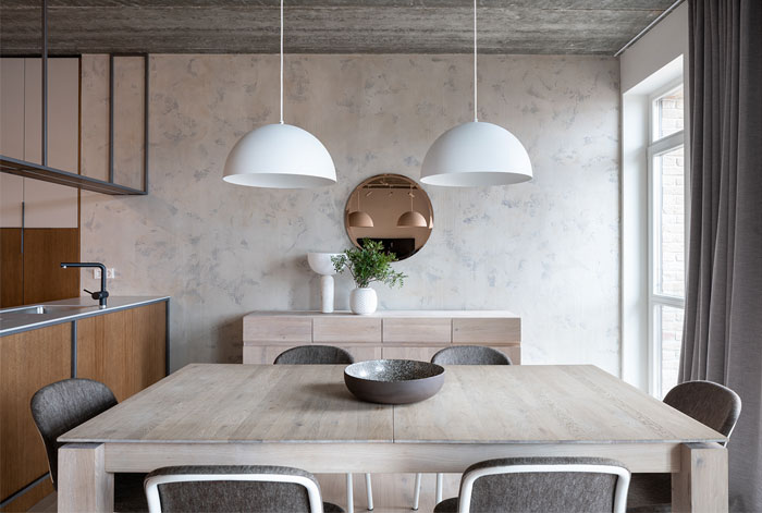 Простой минималистичный дизайн квартиры в Литве