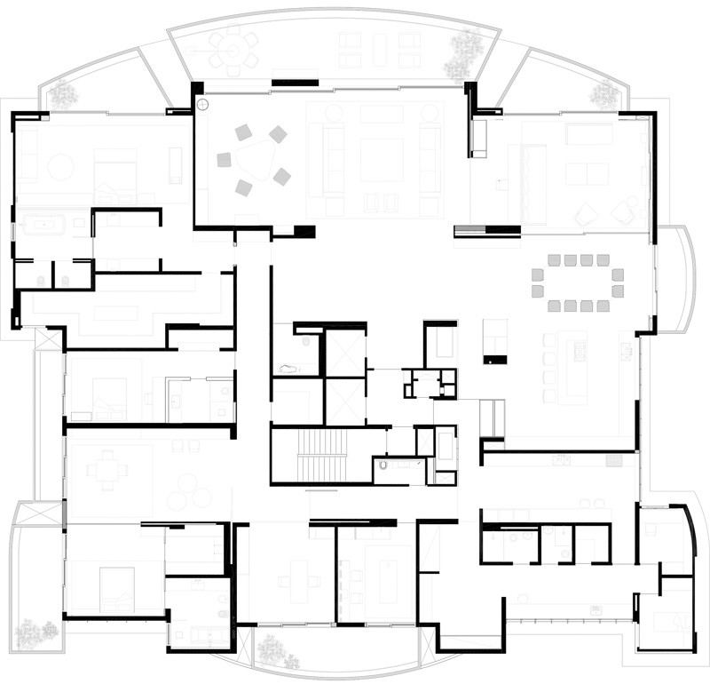 Просторные роскошные апартаменты в Рио-де-Жанейро