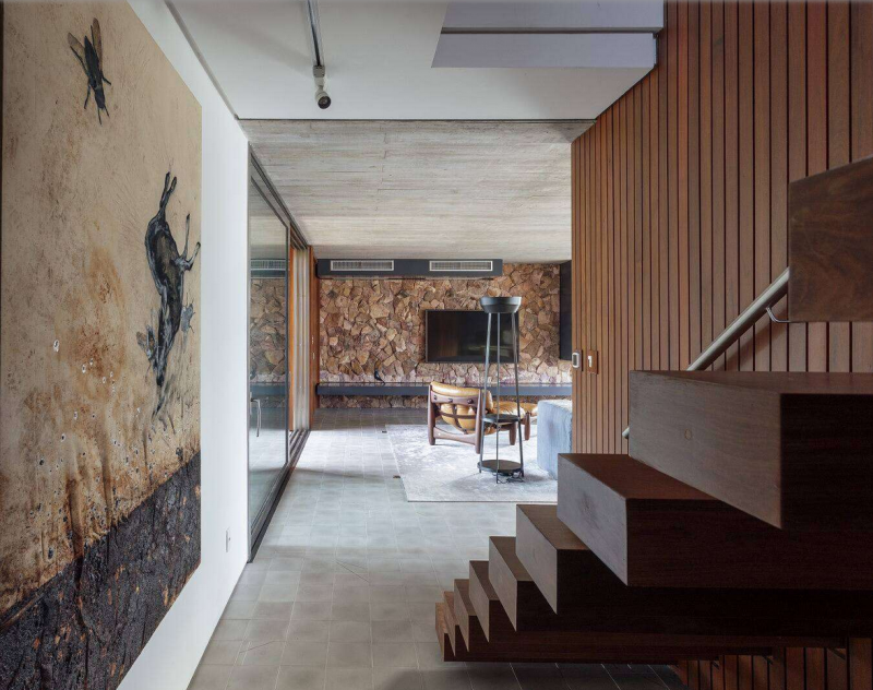 Современный двухэтажный дом, расположенный в Пелотасе, Бразилия