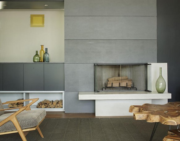 Современный загородный дом посреди леса Современный загородный дом посреди леса