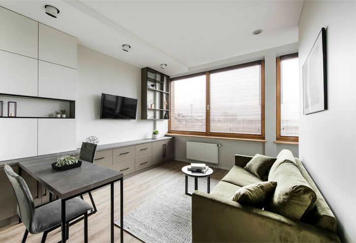 Интерьер литовской квартиры в мягких пастельных тонах