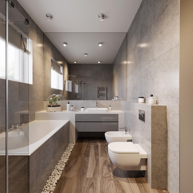 Интерьер небольшой квартиры в спокойных тонах