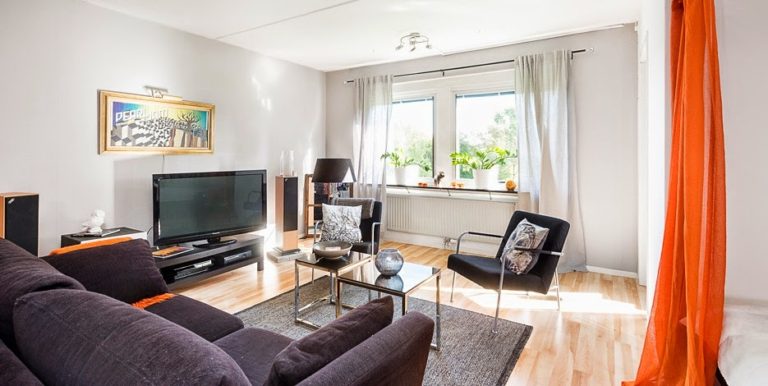 Интерьер небольшой квартиры во Вроцлаве, Польша