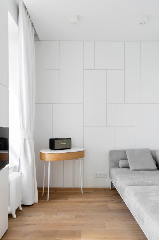 Светлые функциональные минималистские апартаменты