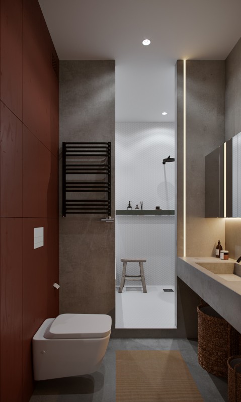 Акцент на красном