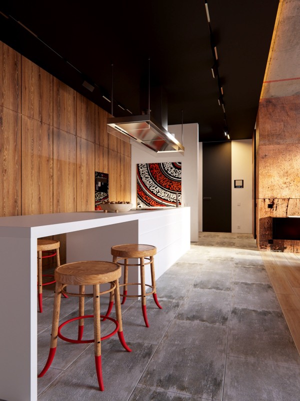 Азиатские мотивы в интерьере просторной квартиры Азиатские мотивы в интерьере просторной квартиры